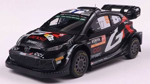 TOYOTA GR YARIS Rally1 Hybrid Safari Rally Kenya 2024 Winner #69 K.Rovanpera /Halttunen (Diecast Car)