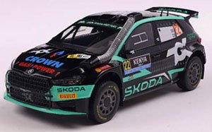 シュコダファビア ラリー2 2024年 WRC2 サファリラリーケニア #22 ガス・グリーンスミス/ヨナス・アンダーソン (ミニカー)