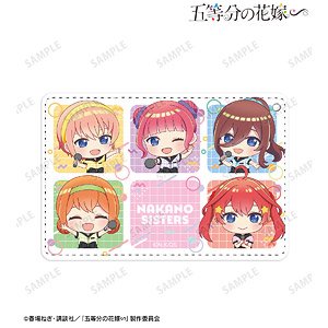 五等分の花嫁∽ 集合 ちびキャラ 1ポケットパスケース ver.A (キャラクターグッズ)