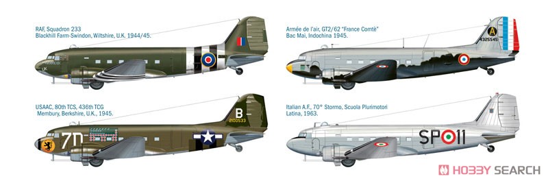 Douglas Dakota Mk.III (Plastic model) 塗装1