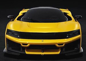 Ferrari F80 carbon optional Three layer Yellow and silver wheels (ミニカー)