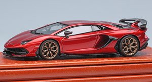 Lamborghini Aventador SVJ 2018 (Leirion wheel) Rosso Effesto (Diecast Car)