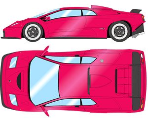 Lamborghini Diablo GT 1999 ロッソタルガ (ミニカー)