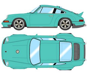 Singer 911 DLS 2023 Mint Green (Diecast Car)
