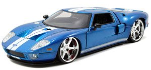 F&F Ford GT Blue Metallic (Diecast Car)
