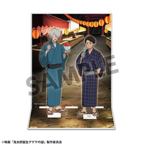 映画「鬼太郎誕生 ゲゲゲの謎」 描き下ろしジオラマアクリルスタンド 鬼太郎の父＆水木 お祭り ver. (キャラクターグッズ)