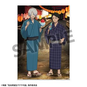 映画「鬼太郎誕生 ゲゲゲの謎」 描き下ろしビジュアルアクリルプレート 鬼太郎の父＆水木 お祭り ver. (キャラクターグッズ)