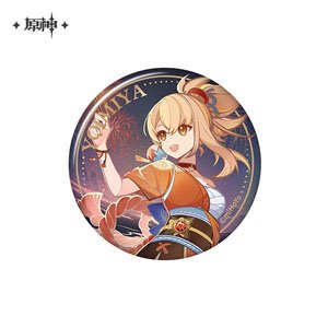 Genshin Impact Genius Invokation Series Chara Can Badge Yoimiya (Anime Toy)