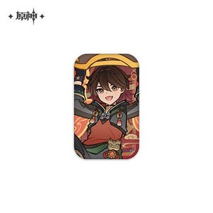 Genshin Impact [Irodoru Shien, Haru Suki te] Series Chara Can Badge Gaming (Anime Toy)