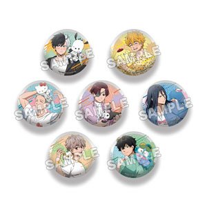WIND BREAKER×サンリオキャラクターズ トレーディンググリッター缶バッジ (7個セット) (キャラクターグッズ)