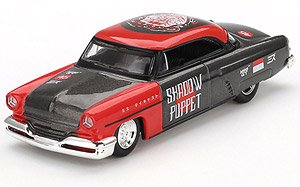リンカーン カプリ ホットロッド 1954 `シャドーパペット` MINI GT x ミズ ダイキャスト 2024 (左ハンドル) (ミニカー)