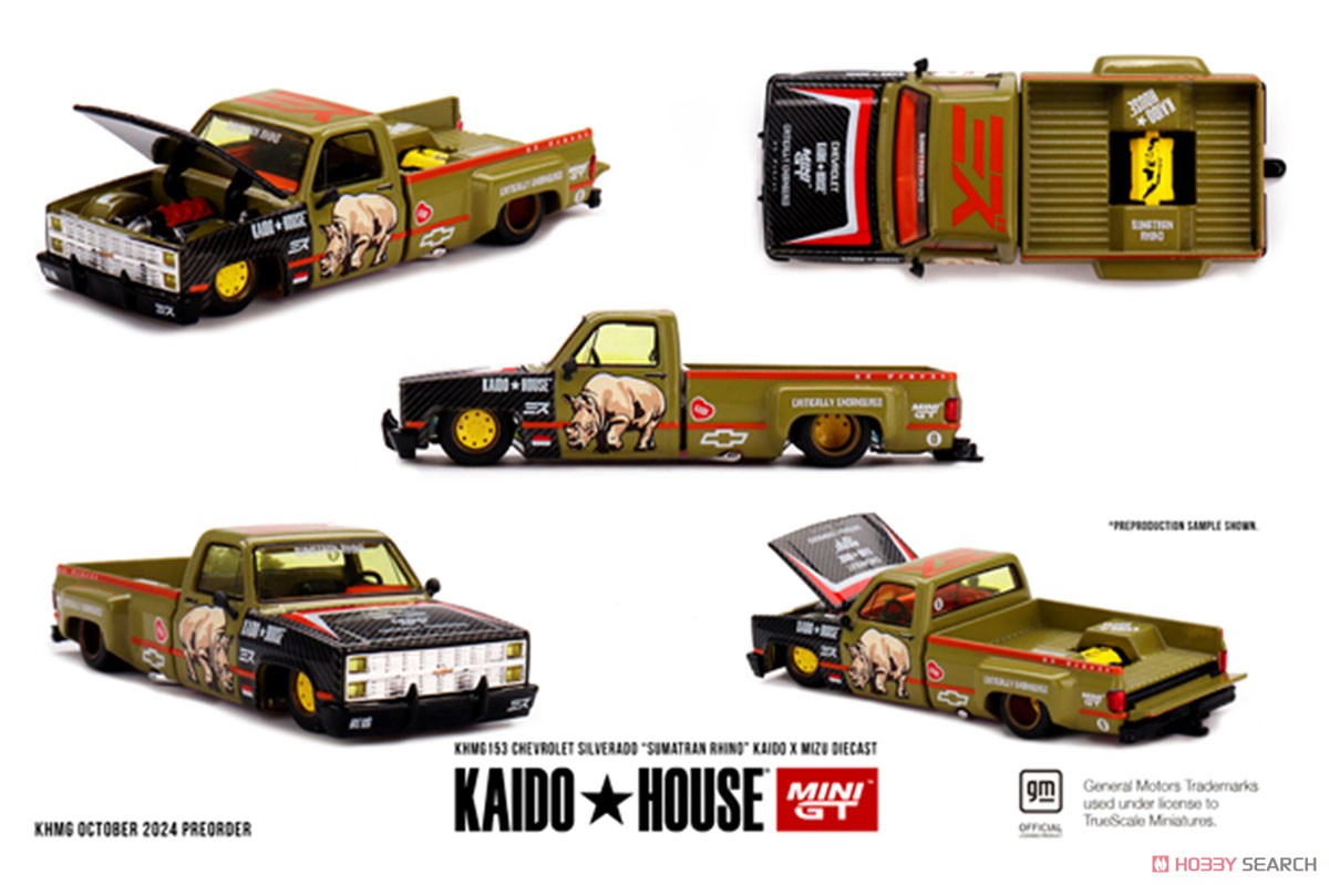 Chevrolet Silverado `Sumatran Rhino` KAIDO x Mizu Diecast (LHD) (Diecast Car) その他の画像1