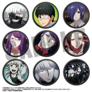 TVアニメ『東京喰種トーキョーグール』 トレーディング缶バッジ (9個セット) (キャラクターグッズ)