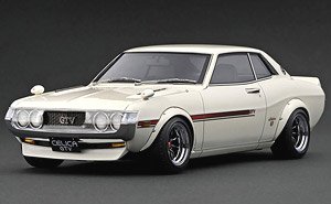 Toyota Celica 1600GTV (TA22) White (ミニカー)