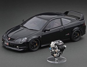 Honda INTEGRA (DC5) TYPE R Black With Engine (ミニカー)
