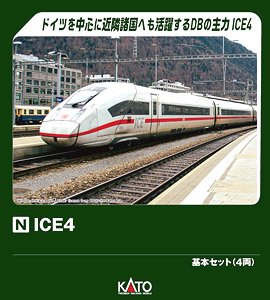 ICE4 Standard Set (Basic 4-Car Set) (Model Train)