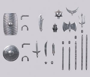 Pripra Figure no Buki Weapons Workshop Vol.3 (Plastic model)