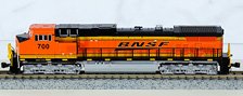GE C44-9W BNSF Swoosh #700 ★外国形モデル (鉄道模型)