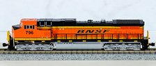 GE C44-9W BNSF Swoosh #796 (Model Train)