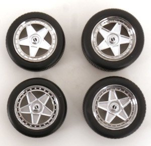Ferrari F40 Tire Set with rims (ミニカー)