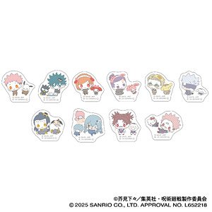 Jujutsu Kaisen Season 2 Flake Sticker Jujutsu Kaisen x Sanrio Characters (Anime Toy)
