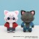 Jujutsu Kaisen Season 2 with Cat Plush Key Ring w/Eyemask Kaigyoku / Gyokusetsu Suguru Geto Mensore Ver. (Anime Toy) その他の画像2 Thumbnail
