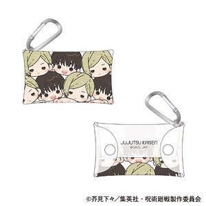 Jujutsu Kaisen Season 2 Clear Pouch w/Carabiner Clear Pouch Kento Nanami & Yu Haibara Kaigyoku / Gyokusetsu (Anime Toy)