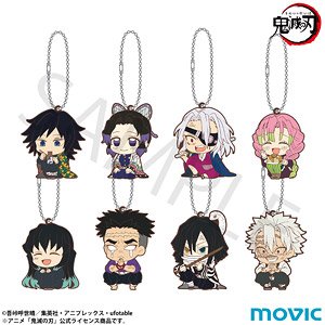 Demon Slayer: Kimetsu no Yaiba Rubber Key Ring Collection ViVimus Hashira Training Ver. (Set of 8) (Anime Toy)