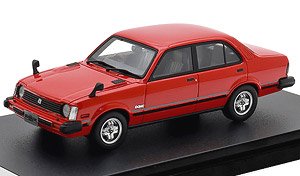 ISUZU GEMINI Sedan ZZ/T (1981) レッド (ミニカー)