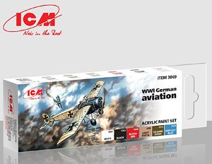 WWI ドイツ空軍機用アクリルセット (塗料)