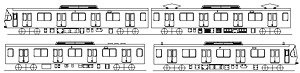 16番(HO) 営団9000系電車 基本4輌キット (4両・組み立てキット) (鉄道模型)