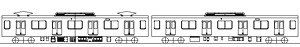 16番(HO) 営団9000系電車 増結2両キット (2両・組み立てキット) (鉄道模型)