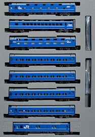 JR 24系25形特急寝台客車 (なは) 基本セット (基本・8両セット) (鉄道模型)
