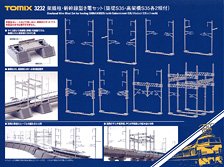 Overhead Wire Mast, Shinkansen Type Feeder Set (w/Embankment S35, Viaduct S35 2 Pieces Each) (Model Train)