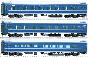 1/80(HO) J.N.R. Limited Express Sleeper Series 14 Type 14 Additional Set (Add-On 3-Car Set) (Model Train)