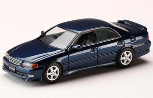 トヨタ チェイサー TOURER V (JZX100) 1998 ダークブルーマイカ (ミニカー)
