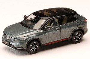 Honda VEZEL e: HEV PLaY Mmeteoroid Gray Metallic (Diecast Car)