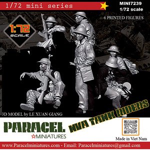 NVA Tank Riders (6 figures) (Plastic model)