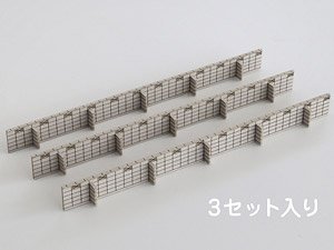 Low Block Wall [1:150, Colored Paper] (Unassembled Kit) (Model Train)
