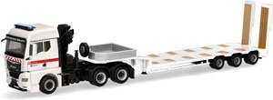 (HO) MAN TGX GM ローボーイセミトレーラー `ニーダーザクセン州 災害救援車両` (鉄道模型)