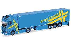 (HO) スカニア CS20 HD 冷蔵ボックスセミトレーラー `Zillner` (鉄道模型)
