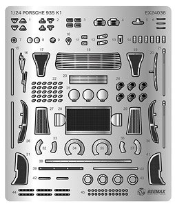 ポルシェ 935 ターボ 1979 ル・マン24時間レース クラスウィナー用 ディテールアップパーツ