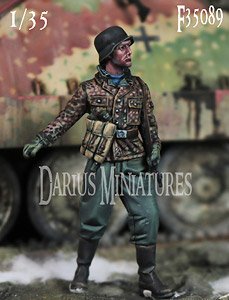 WWII ドイツ StG44を持つ武装親衛隊兵士 (プラモデル)