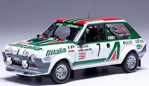 フィアット リトモ 75 アバルト 1979年 モンテカルロラリー #7 P.Eklund/H.Sylvan (ミニカー)