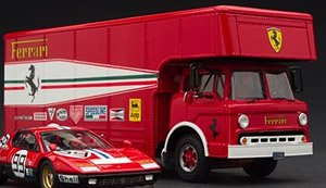 スクーデリア・フェラーリ 1976年 フォード Cタイプ レースカー トランスポーター (ミニカー)