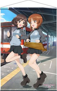 ガールズ＆パンツァー 最終章 パンツァージャケット交換B2タペストリー [みほ&優花里] (キャラクターグッズ)
