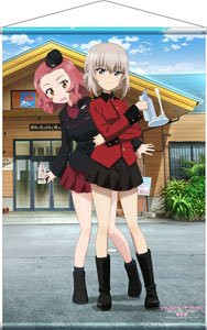 Girls und Panzer das Finale Panzer Jacket Trade B2 Tapestry [Erika & Rosehip] (Anime Toy)