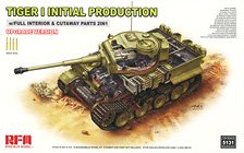 TIGER I Initial Production w/Full Interior & Cutaway Parts (Upgrade Version) (Plastic model)