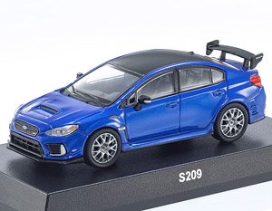 KYOSHO MINI CAR & BOOK No.19 Subaru S209 (Blue) (Diecast Car)