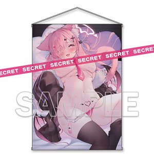 電撃萌王 rucaco描き下ろし サキュバスにゃんの誘惑▼ X-RATEDタペストリー (キャラクターグッズ)